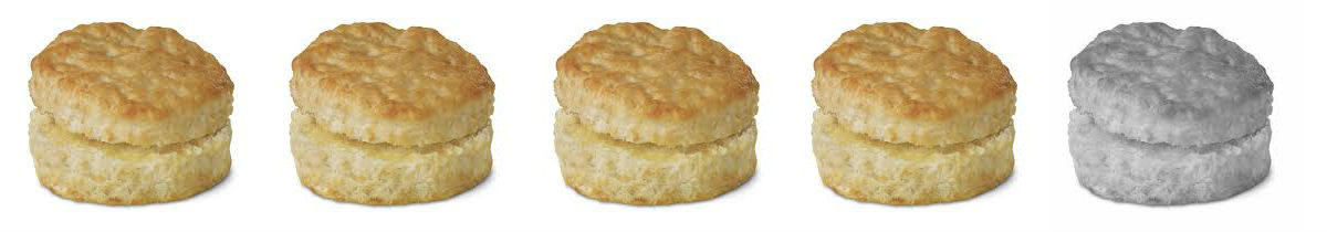 Close up shot of ranking biscuit.