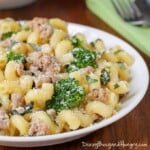 Easy Turkey Broccoli Pasta Dinner | DizzyBusyandHungry.com - Super-easy, family-pleasing dinner ready in less than 30 minutes!