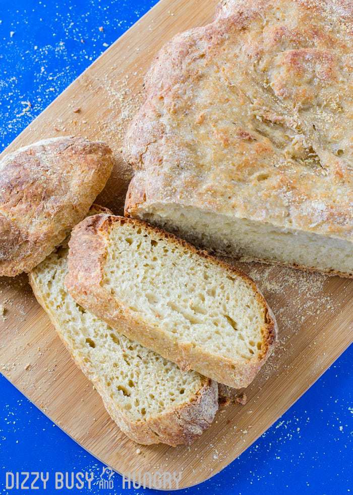 Easy Crock Pot Garlic Parmesan Bread is crusty, flavorful, fresh, and best of all, EASY!