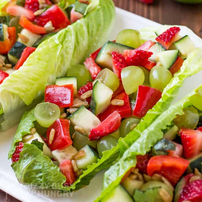 Delicious Fruit and Vegetable Salad - Dizzy Busy and Hungry!