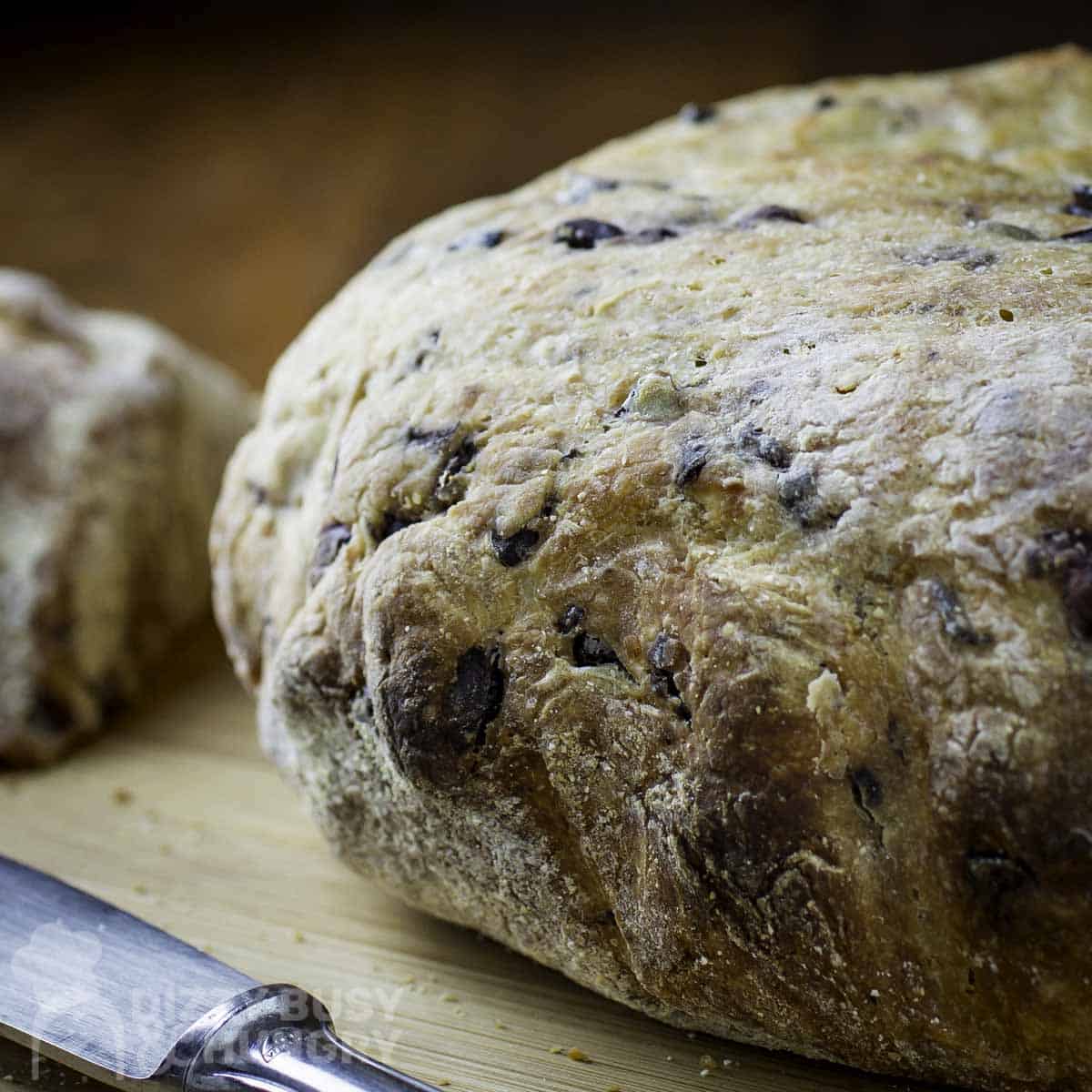 Easy Slow Cooker Olive Bread