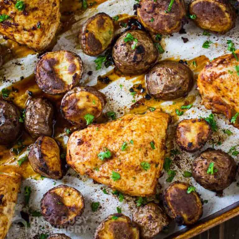 Chicken Tray Bake with Potatoes Dizzy Busy and Hungry!