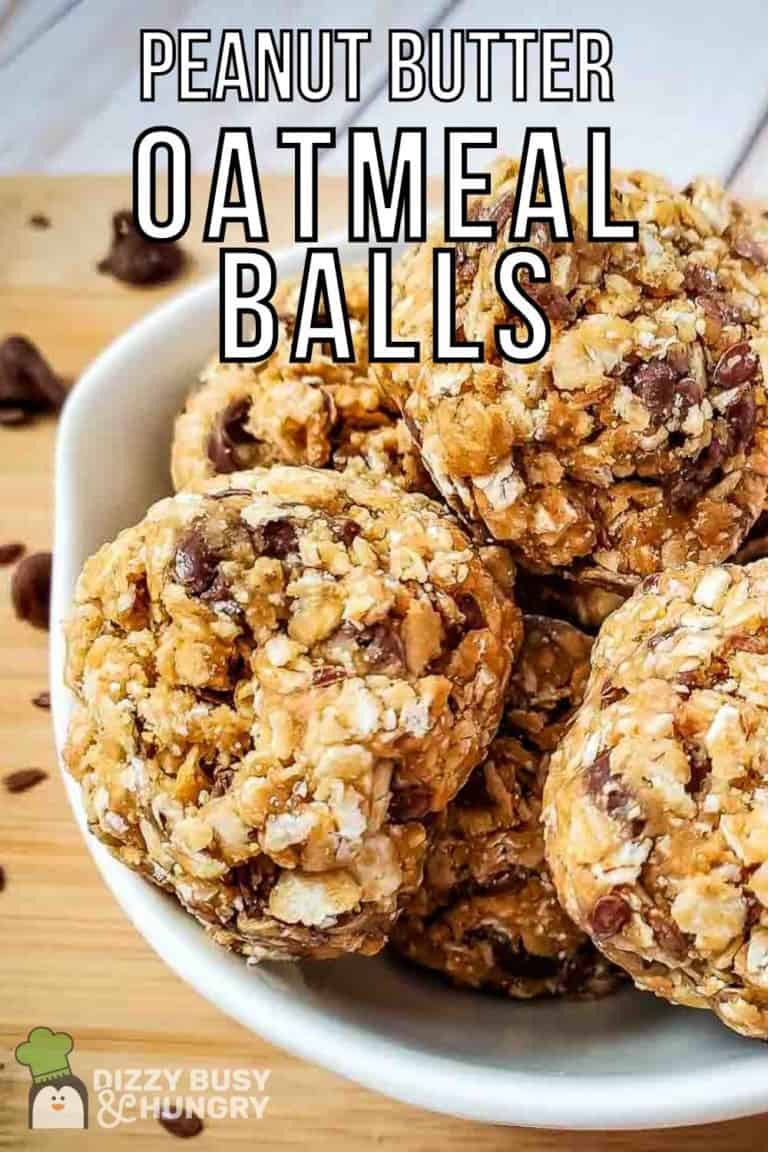 NoBake Peanut Butter Oatmeal Balls Dizzy Busy and Hungry!