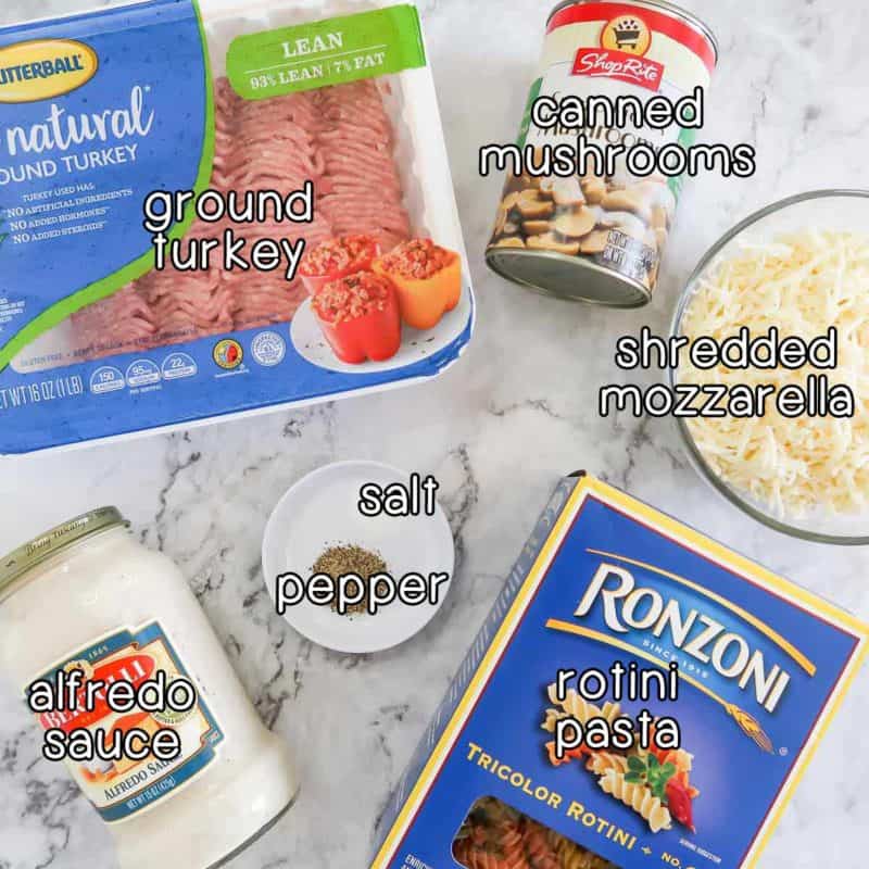 Ground Turkey Alfredo Casserole Dizzy Busy and Hungry!