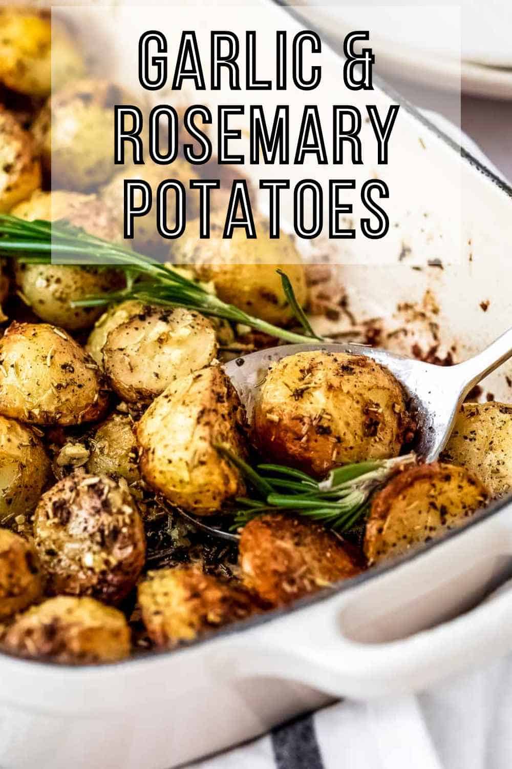 Roasted New Potatoes with Rosemary & Garlic - Charlotte's Lively Kitchen