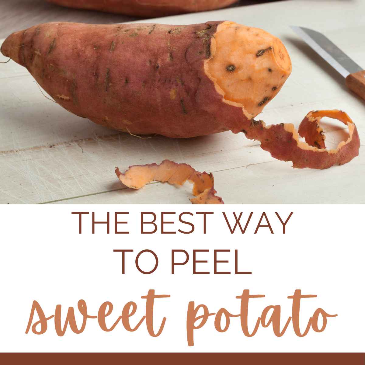 Do you peel on sale sweet potatoes