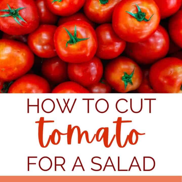 How to Cut Tomato for a Salad