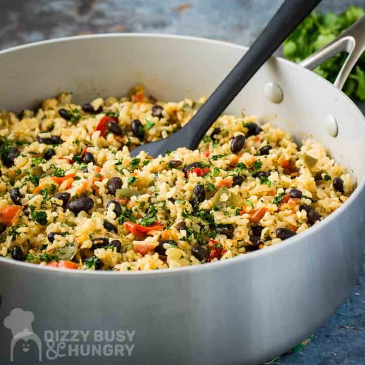 Easy One Pot Rice and Beans (BudgetFriendly) Dizzy Busy and Hungry!