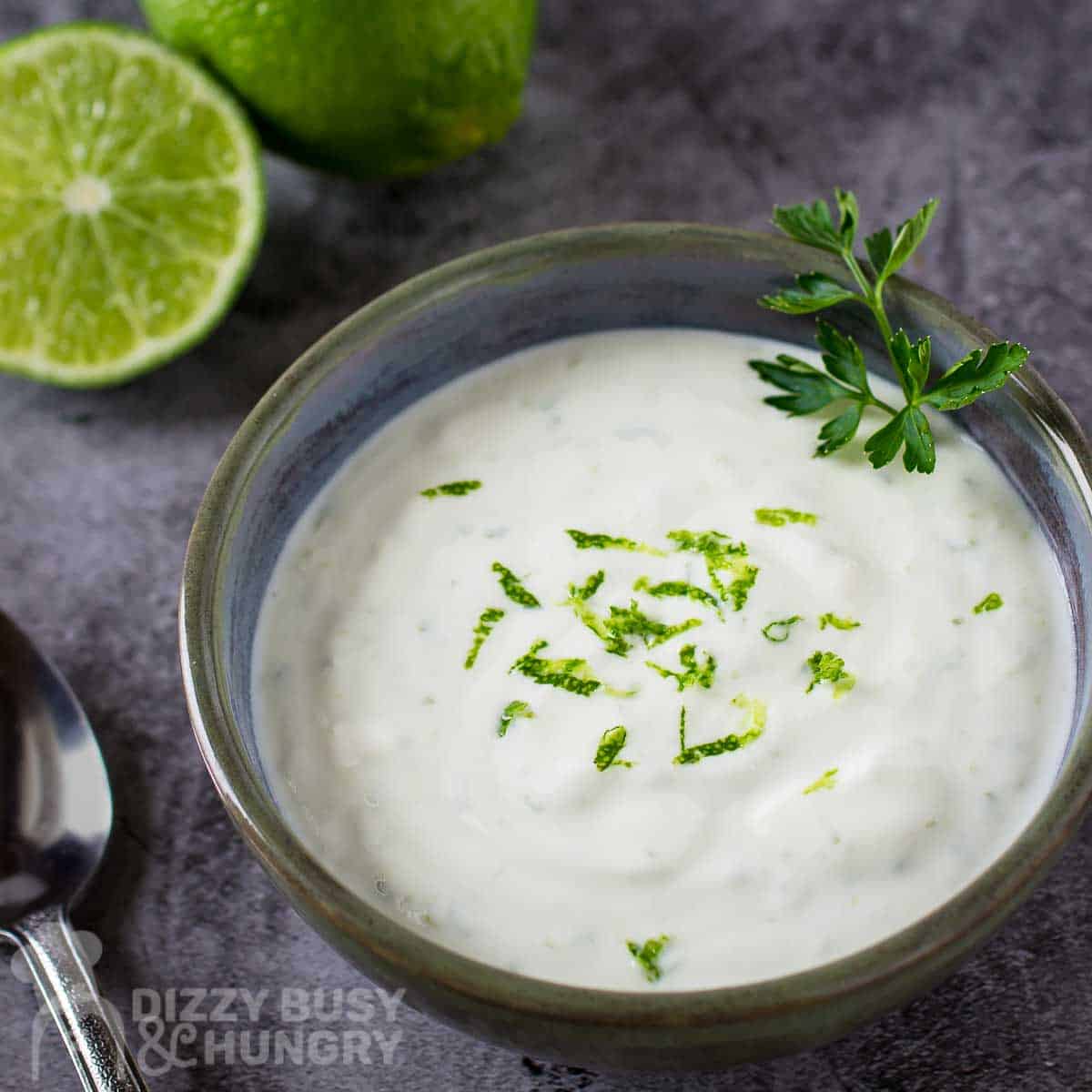 lime sour cream dressing Creamy Cilantro Lime Dressing