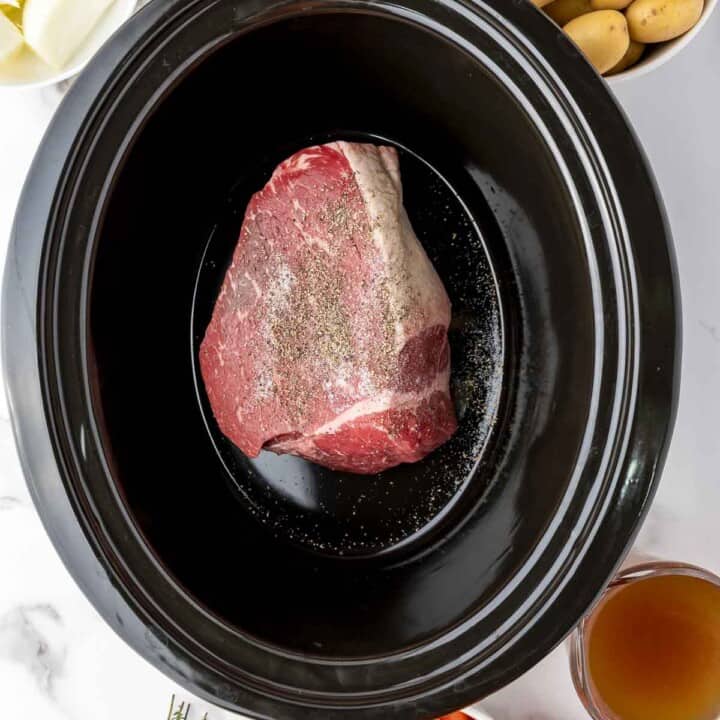 How To Cook Beef Rump Roast In The Crock Pot (Easy) - Dizzy Busy and