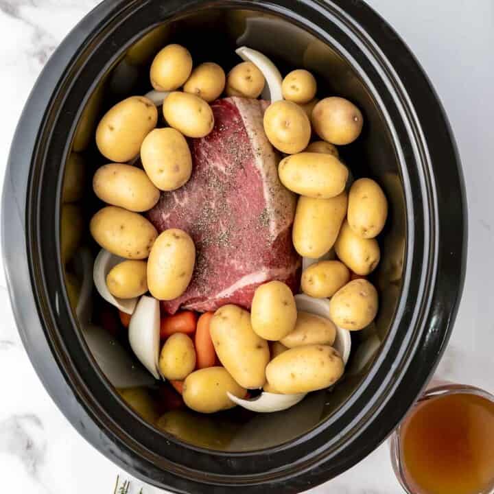 How To Cook Beef Rump Roast In The Crock Pot (Easy) - Dizzy Busy and