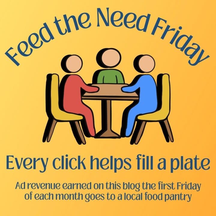 Graphic with a yellow gradient background and an illustration of a family around a table.